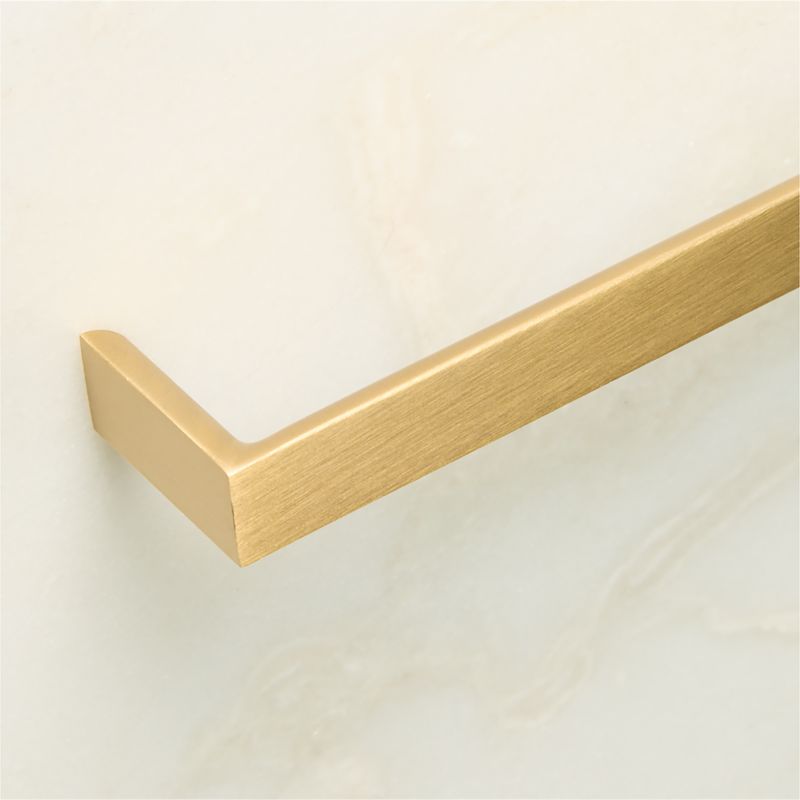 Damon Brushed Brass Cabinet Handle 12" - image 3 of 6