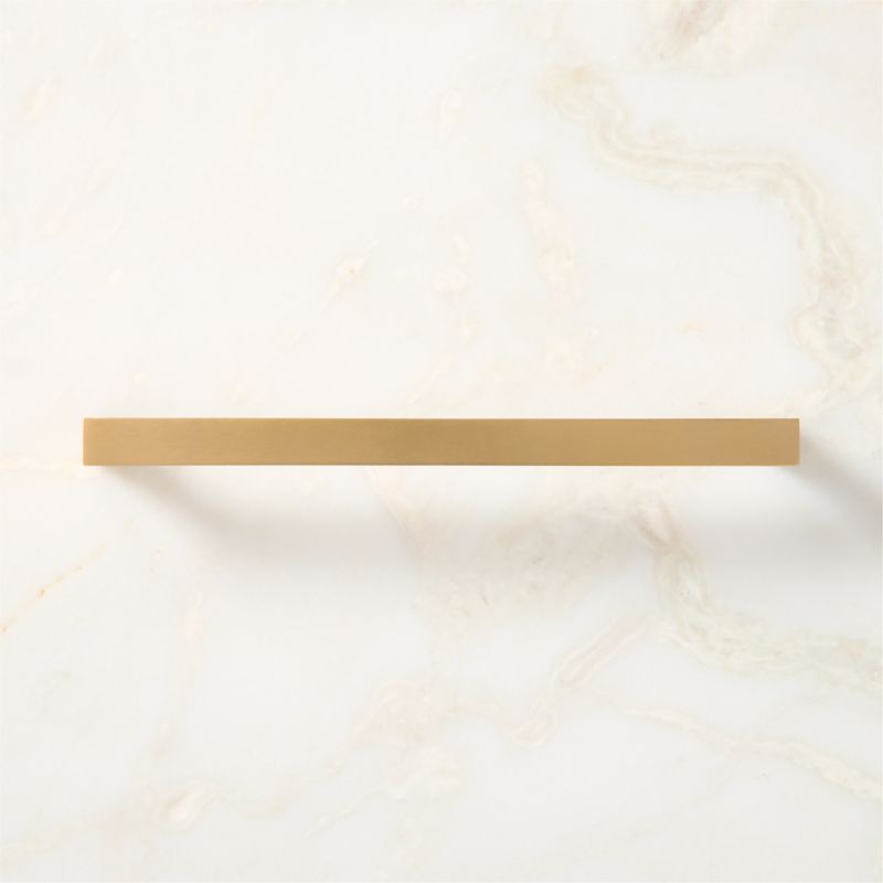 Damon Brushed Brass Cabinet Handle 8" - image 1 of 6