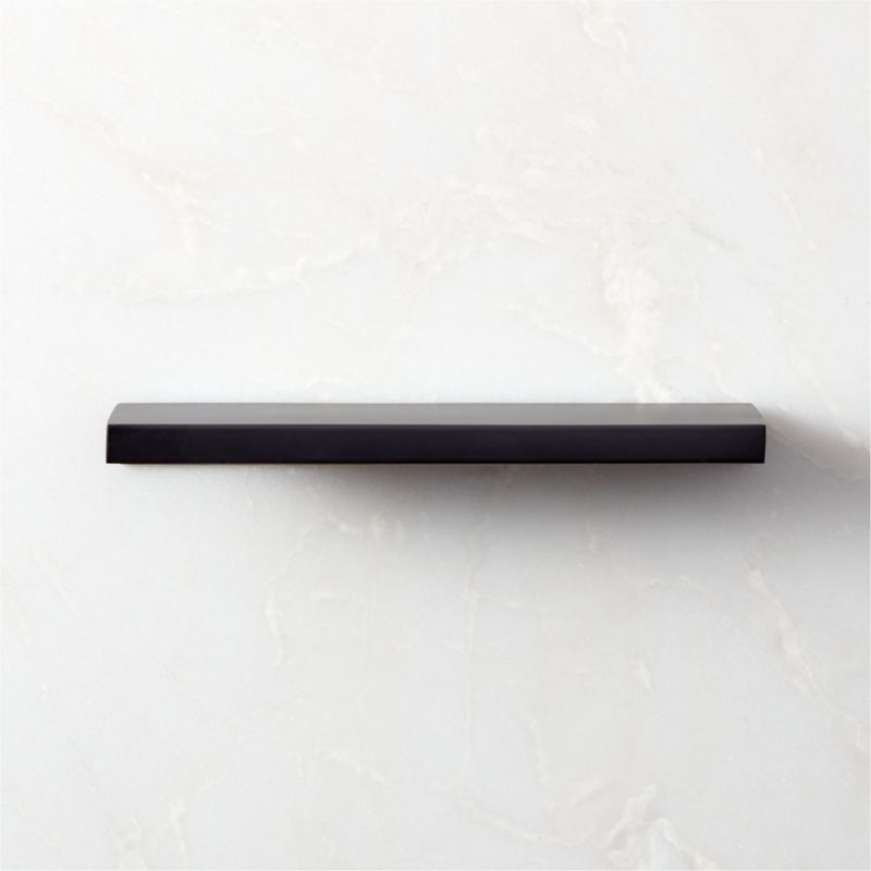 7 Damon Edge Brushed Brass Drawer Pull