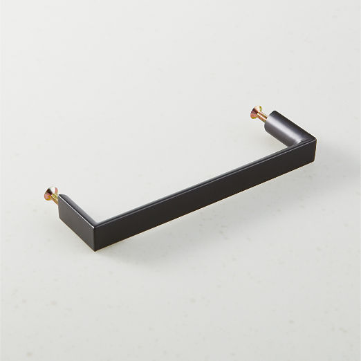 Damon Matte Black Metal Cabinet Handle 5"