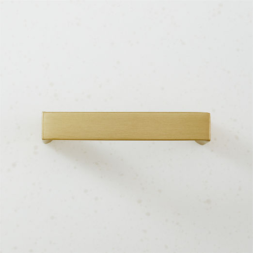 Damon Brushed Brass Handle 3"