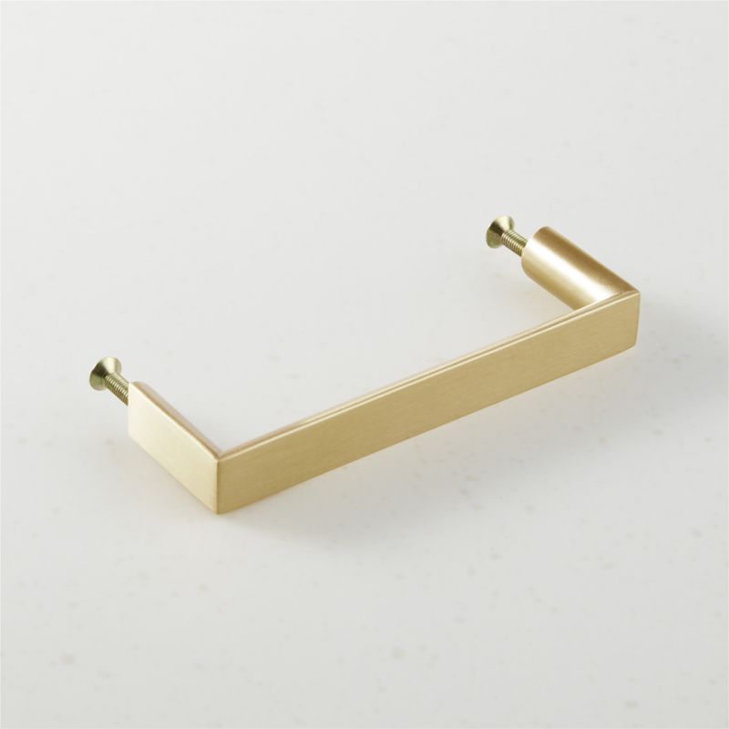 Damon Brushed Brass Handle 4" - image 2 of 4