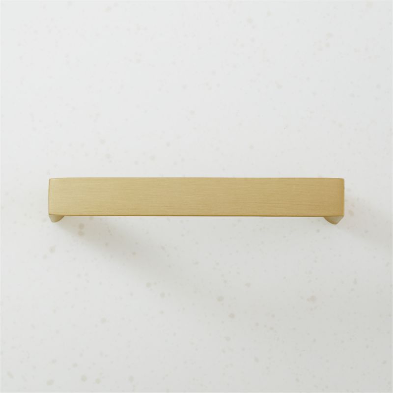 Damon Brushed Brass Handle 4" - image 0 of 4