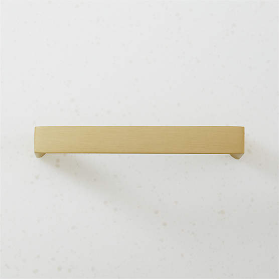 Damon Brushed Brass Handle 4"