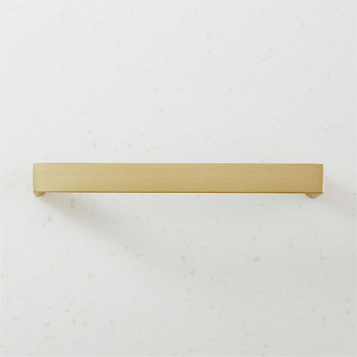 Damon Brushed Brass Handle 6"