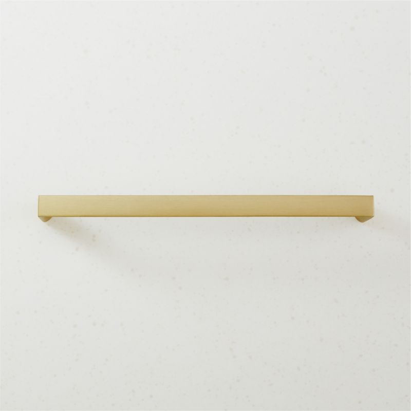 Damon Brushed Brass Handle 8" - image 0 of 4