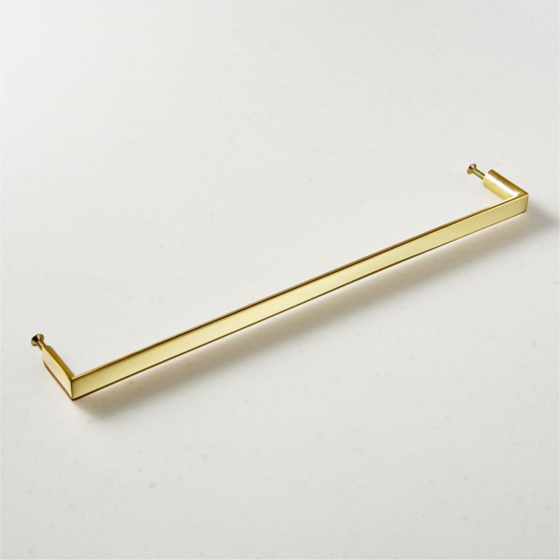 Damon Unlacquered Brass Handle 12" - image 2 of 7