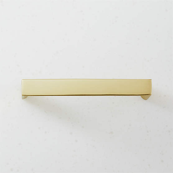 Damon Unlacquered Brass Handle 4"