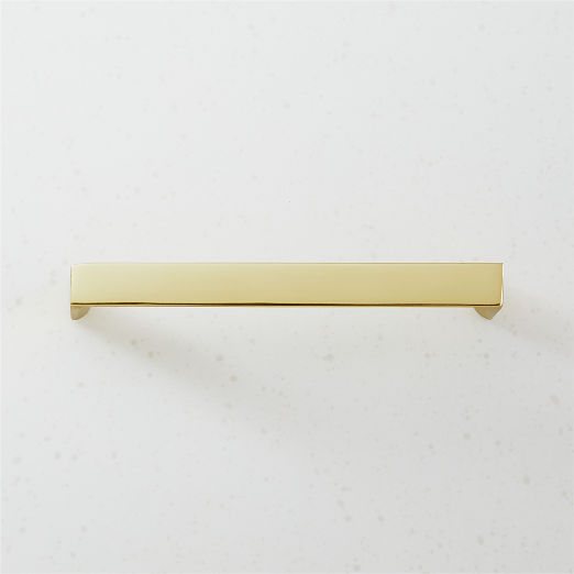 Damon Unlacquered Brass Handle 5"