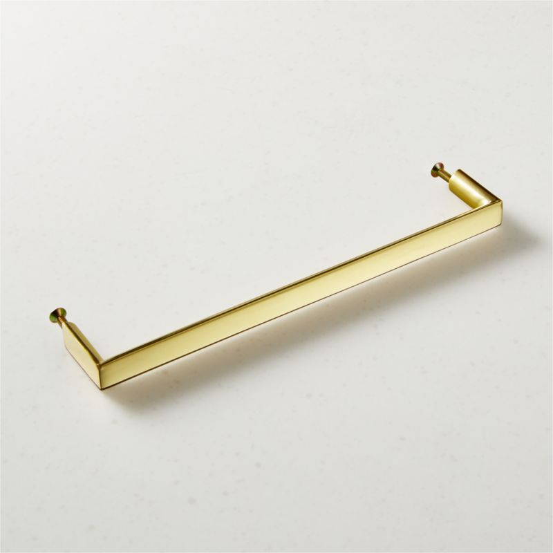 Damon Unlacquered Brass Handle 8" - image 2 of 7