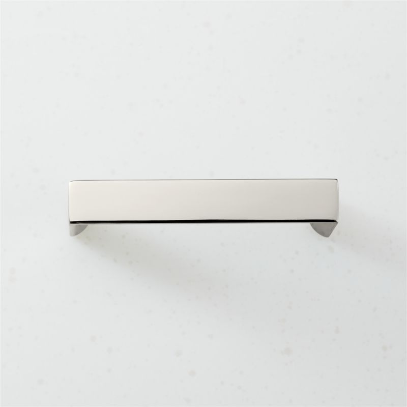 Lavau Unlacquered Brass Cabinet Handle with Backplate 5