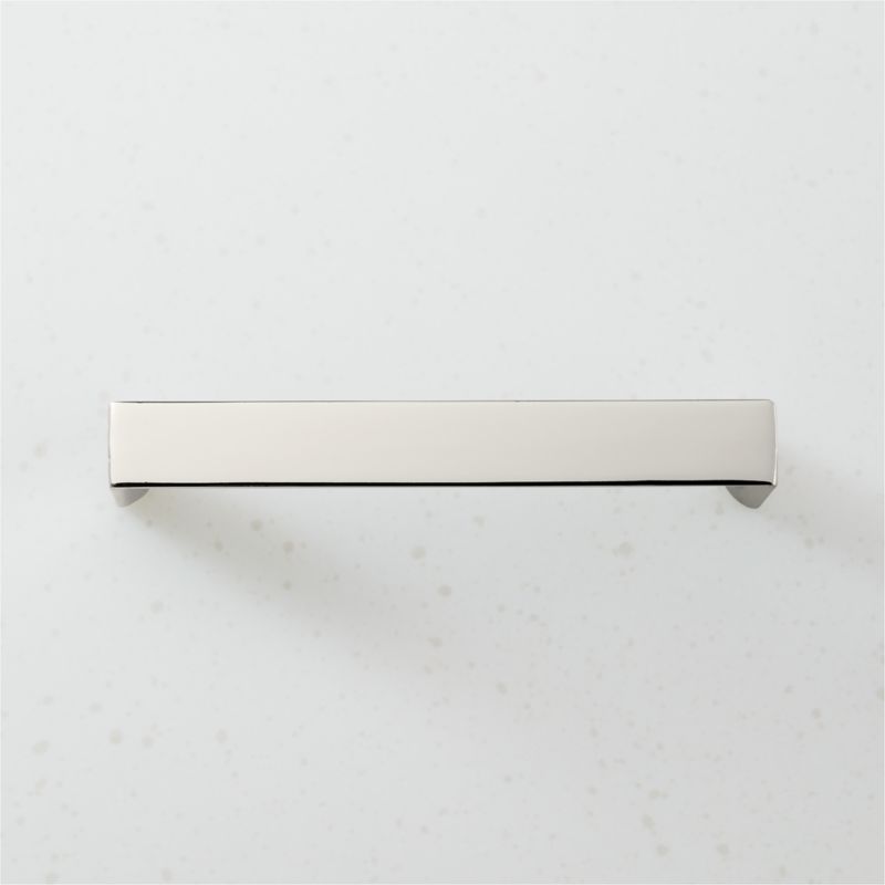 Viewing product image Damon Polished Nickel Handle 4" - image 1 of 5