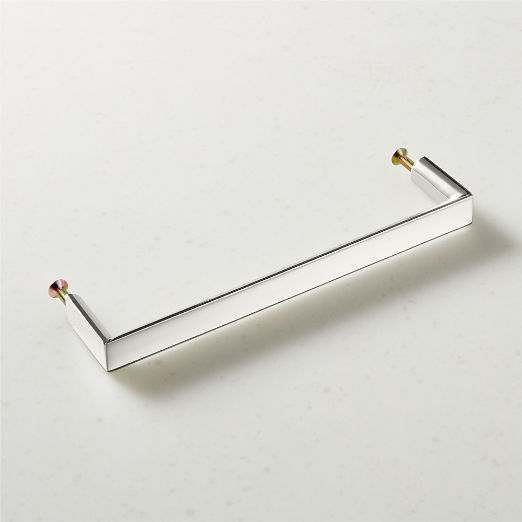 Damon Polished Nickel Cabinet Handle 6"