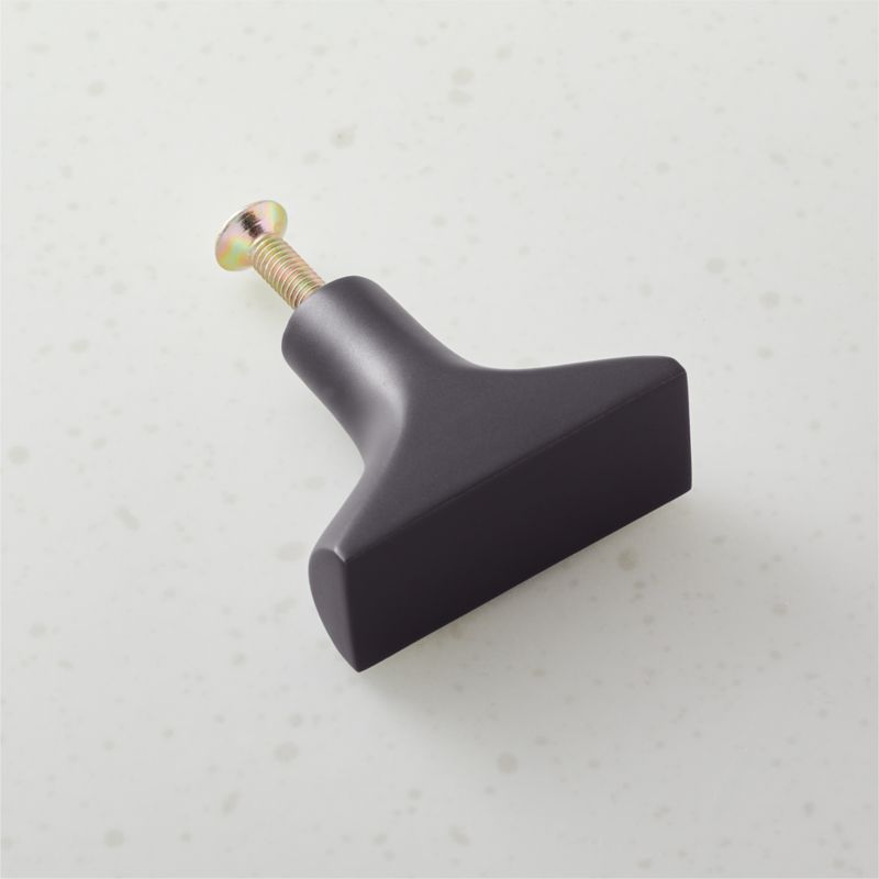 Damon Matte Black Metal Knob - image 1 of 6