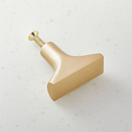 Damon Brushed Brass Knob