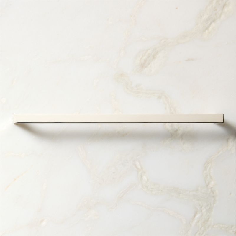 Damon Polished Nickel Cabinet Handle 12" - image 1 of 6