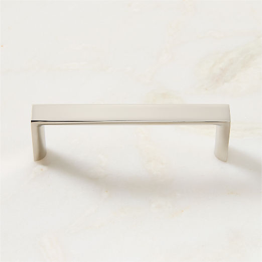 Damon Polished Nickel Cabinet Handle 4"
