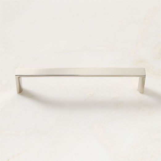 Damon Polished Nickel Cabinet Handle 6"