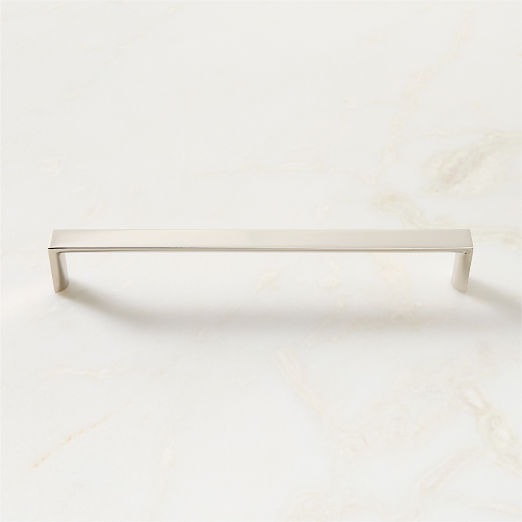 Damon Polished Nickel Cabinet Handle 8"