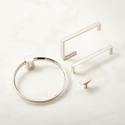 Damon Polished Nickel Towel Ring