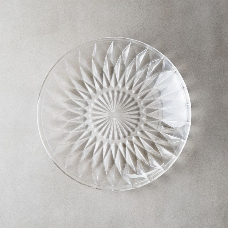 Daphne Glass Appetizer Plate + Reviews | CB2