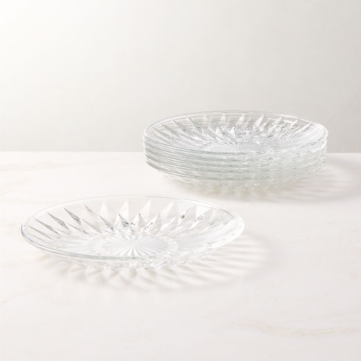 Daphne Glass Dinner Plates Set of 6