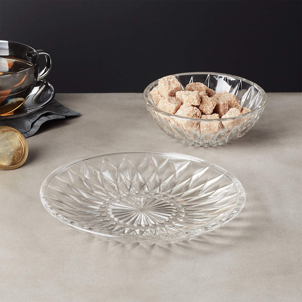 Daphne Modern Glass Mini Serving Bowl Set of 8 + Reviews | CB2