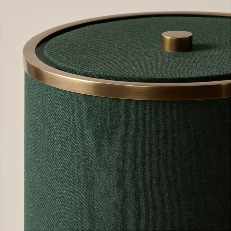 Dara Green Linen Table Lamp - image 2 of 5