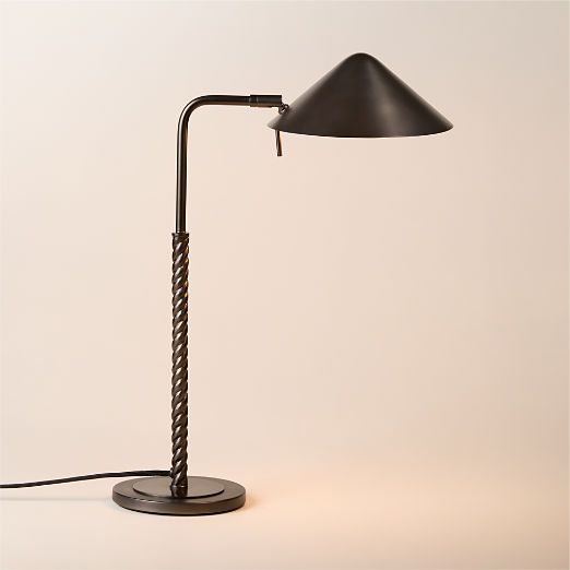 Stoke Dark Bronze Table Lamp