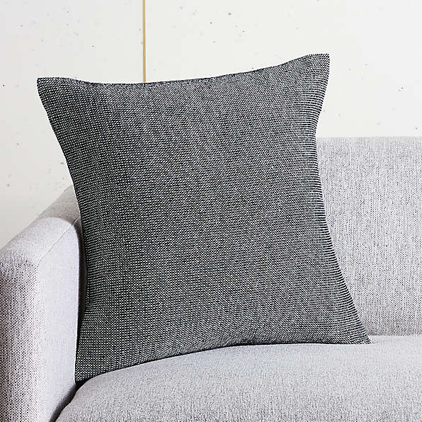 grey wool pillow