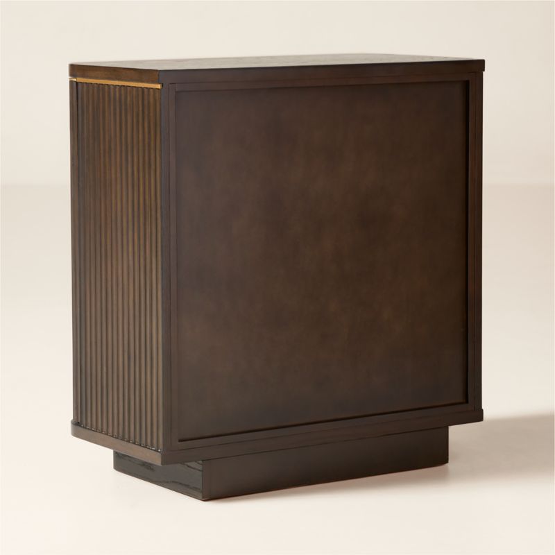 Davison 30" Fluted Dark Oak Cabinet - image 5 of 8