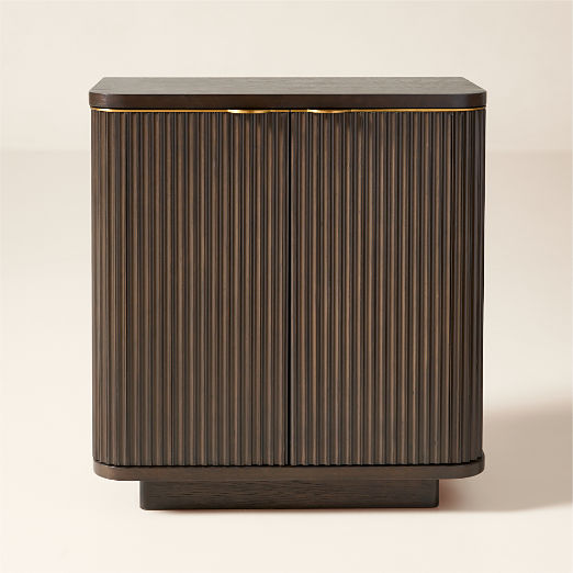 Davison 30" Fluted Dark Oak Cabinet