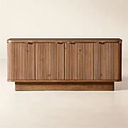Roane 80" Black Oak Media Console
