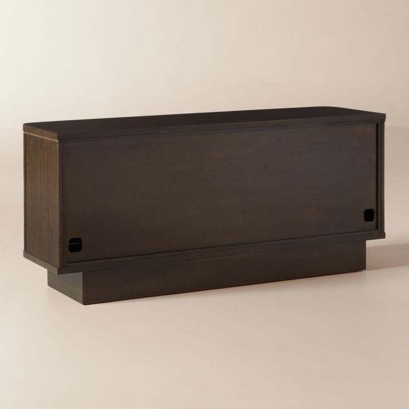 Davison 60" Fluted Dark Oak Media Console - image 6 of 8