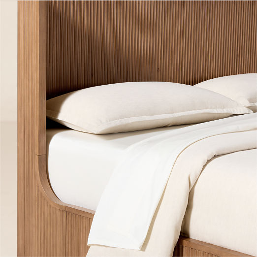 Davison Fluted Wood Bed