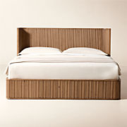 Davison Fluted Wood King Bed