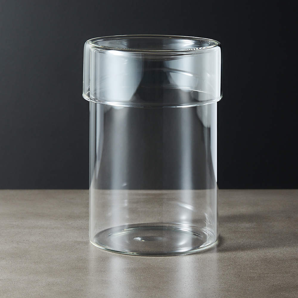 Dawson Large Round Glass Canister
