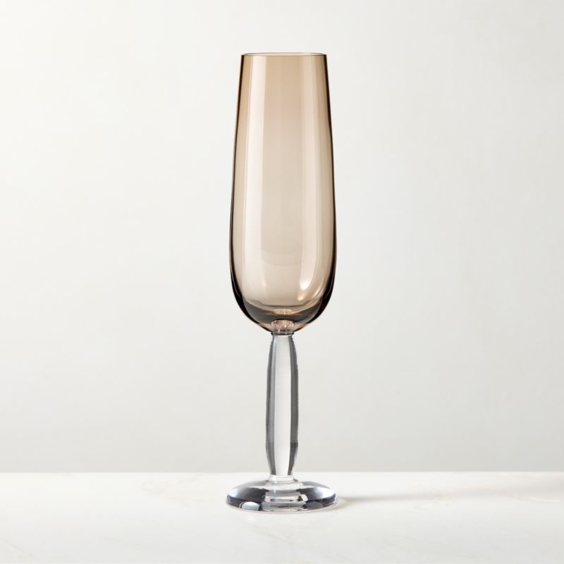 Dean Inom Smoked Champagne Flute by Casa Dean by Swizz Beatz - image 2 of 5