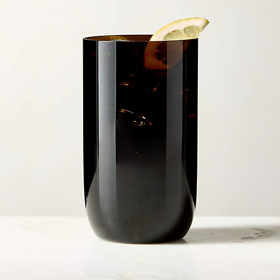 Dean Inom Smoked Cooler Glass by Casa Dean by Swizz Beatz