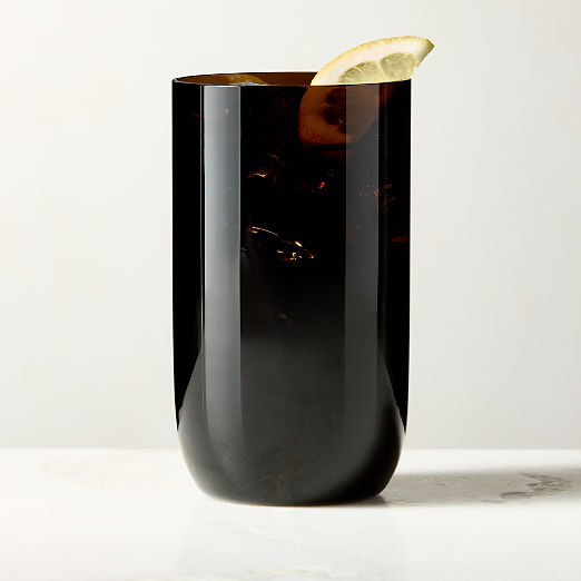 Dean Inom Smoked Cooler Glass by Casa Dean by Swizz Beatz