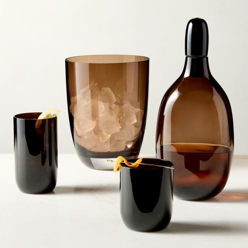 Dean Inom Smoked Cooler Glass by Casa Dean by Swizz Beatz - image 5 of 6