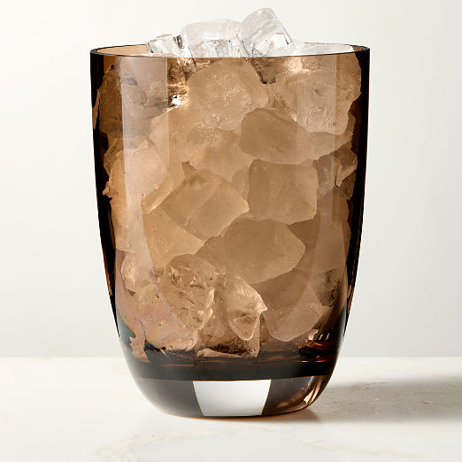 Dean Inom Smoked Glass Ice Bucket by Casa Dean by Swizz Beatz
