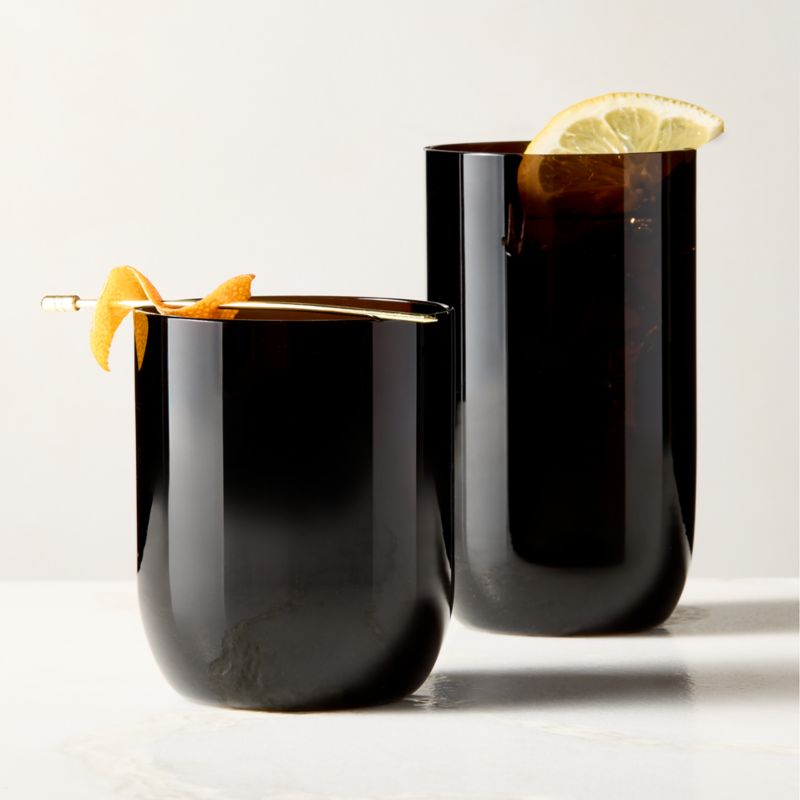 Dean Inom Smoked Cooler Glass by Casa Dean by Swizz Beatz - image 4 of 6