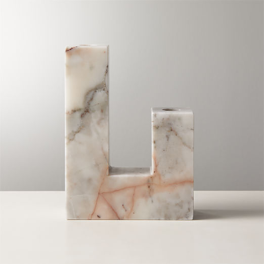 Marble Candle Holders CB2
