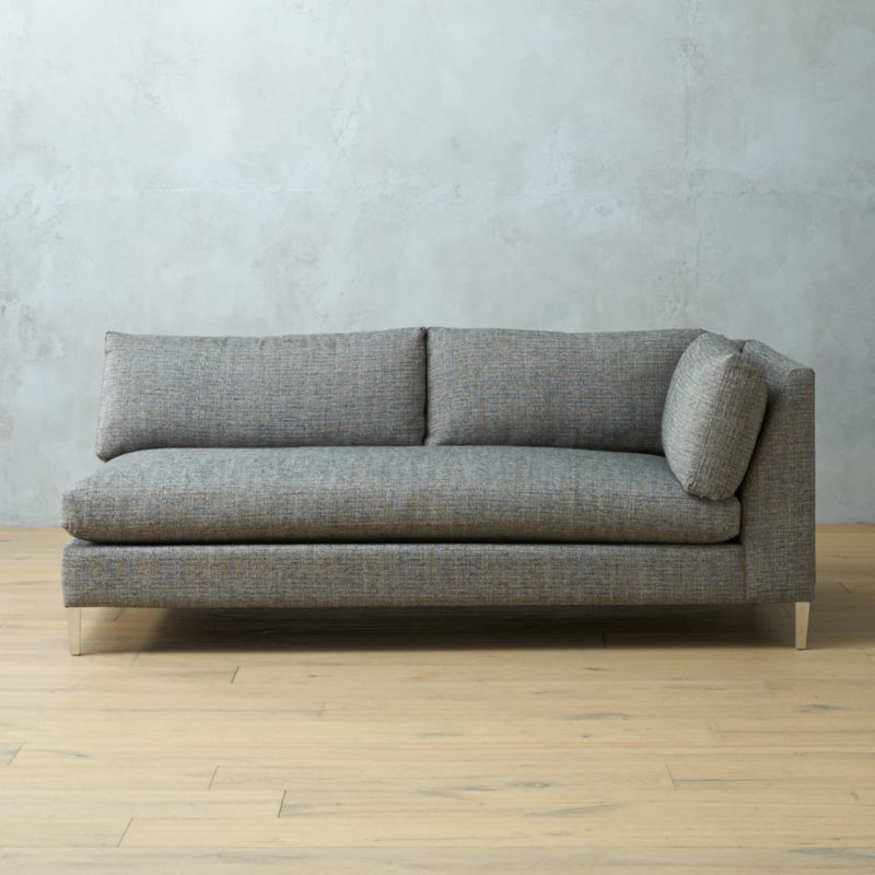 Decker Grey Two Seater Sofa Reviews Cb2