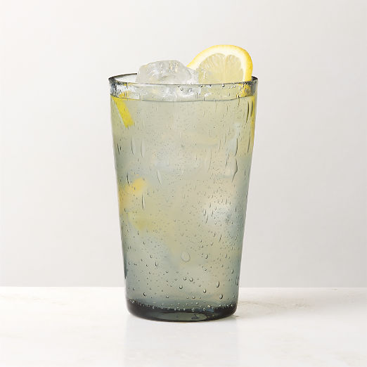 Del Mar Blue Recycled Cooler Glass
