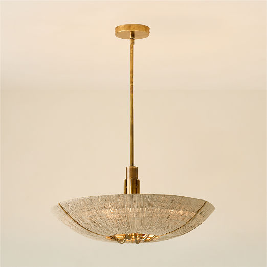 Delphine Natural Jute Pendant Light