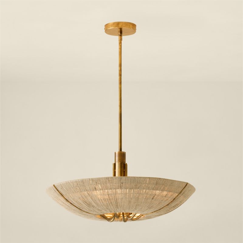 Delphine Natural Jute Pendant Light - image 6 of 9