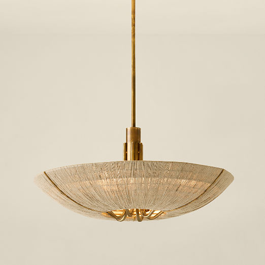 Delphine Natural Jute Pendant Light