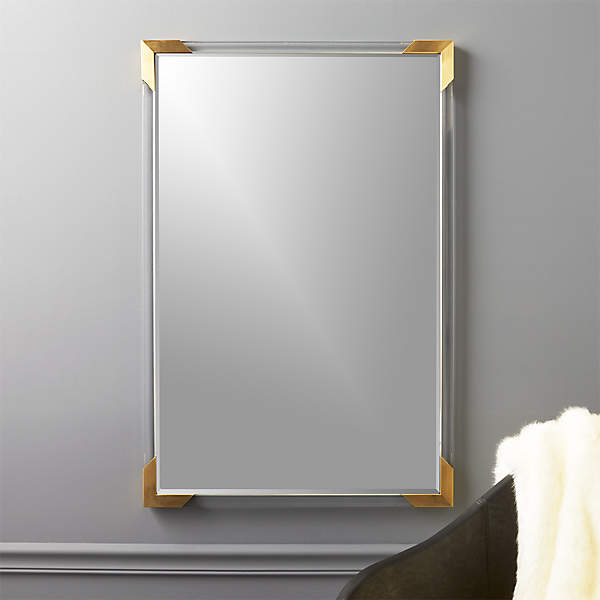 Demi Acrylic Rectangular Wall Mirror 24x35 + Reviews